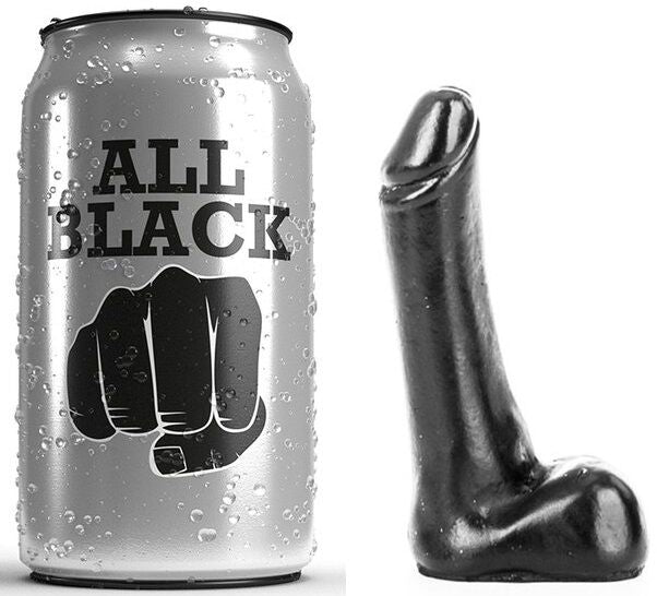 ALL BLACK DILDO 9 CM