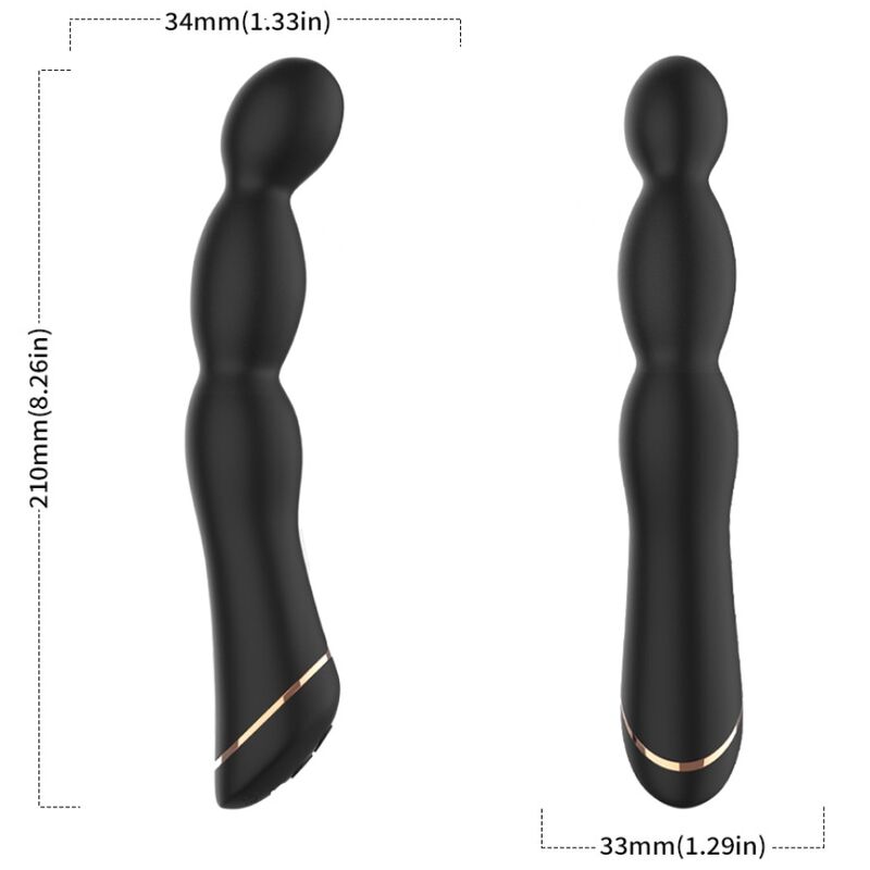 ARMONY BAMBU VIBRATOR ADJUSTABLE BLACK