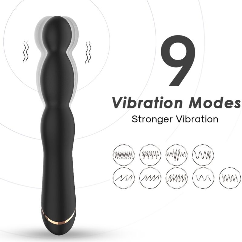 ARMONY BAMBU VIBRATOR ADJUSTABLE BLACK