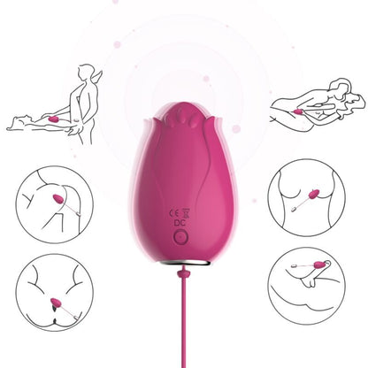 ARMONY MANDALA EGG VIBRATOR G SPOT REMOTE CONTROL FUCHSIA