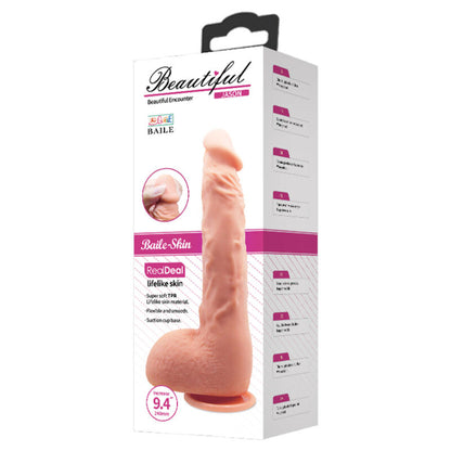 BAILE REALISTIC DILDO JASON NATURAL 24 CM