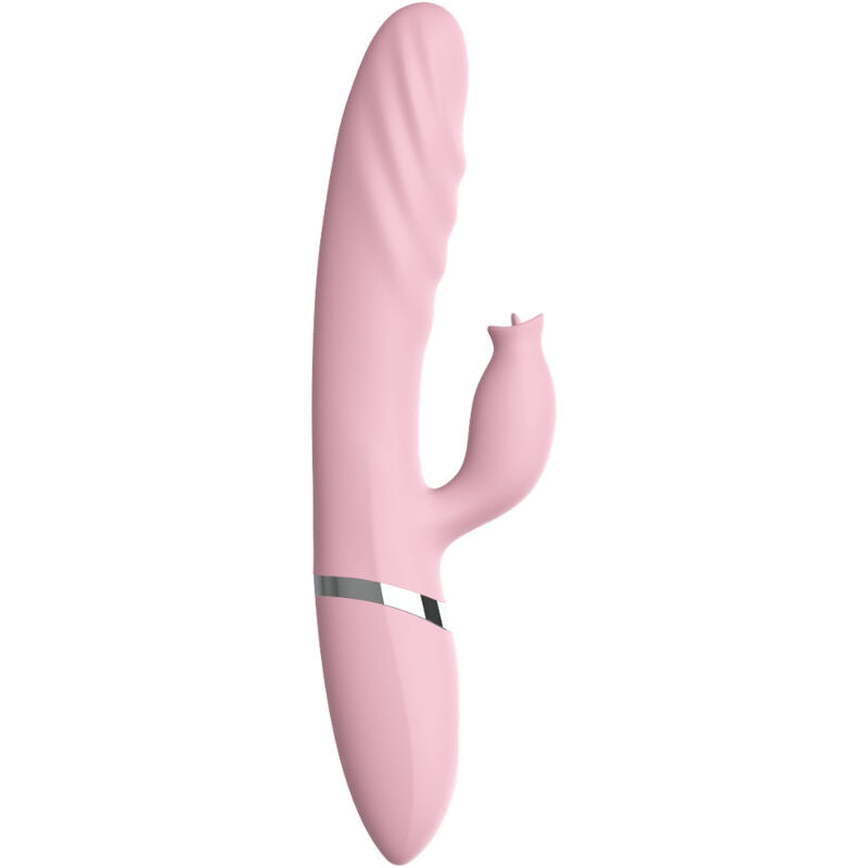 ARMONY VIBRATOR THRUSTING WITH PINK HEAT EFFECT TONGUE