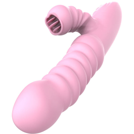 ARMONY VIBRATOR MULTIFUNCTION WITH STIMULATING TONGUE HEAT EFFECT PINK