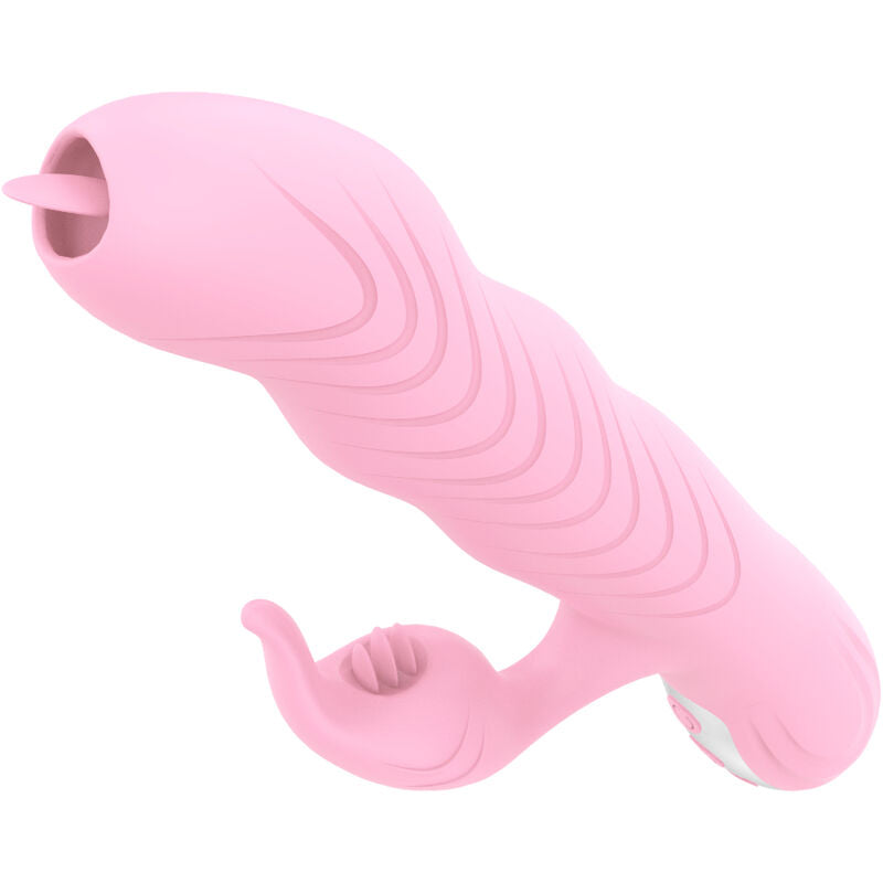 ARMONY MARCIA VIBRATOR THRUSTING DOUBLE TONGUE HEAT EFFECT PINK