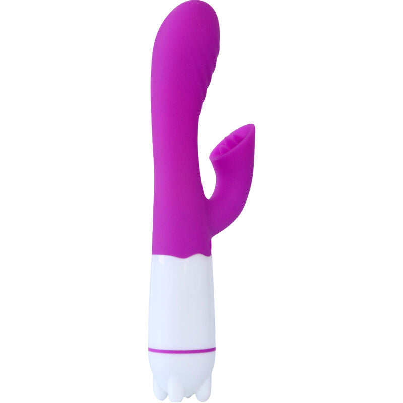 ARMONY HAPPY VIBRATOR STIMULATOR WITH VIOLET RECHARGEABLE TONGUE