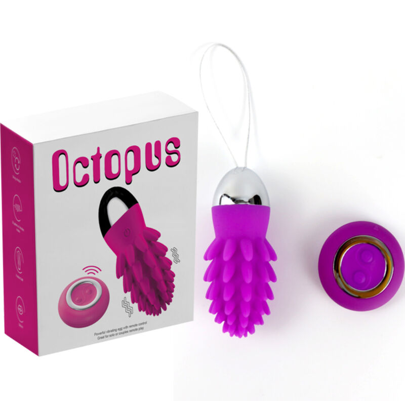 ARMONY OCTOPUS CACTUS VIBRATING EGG VIOLET REMOTE CONTROL