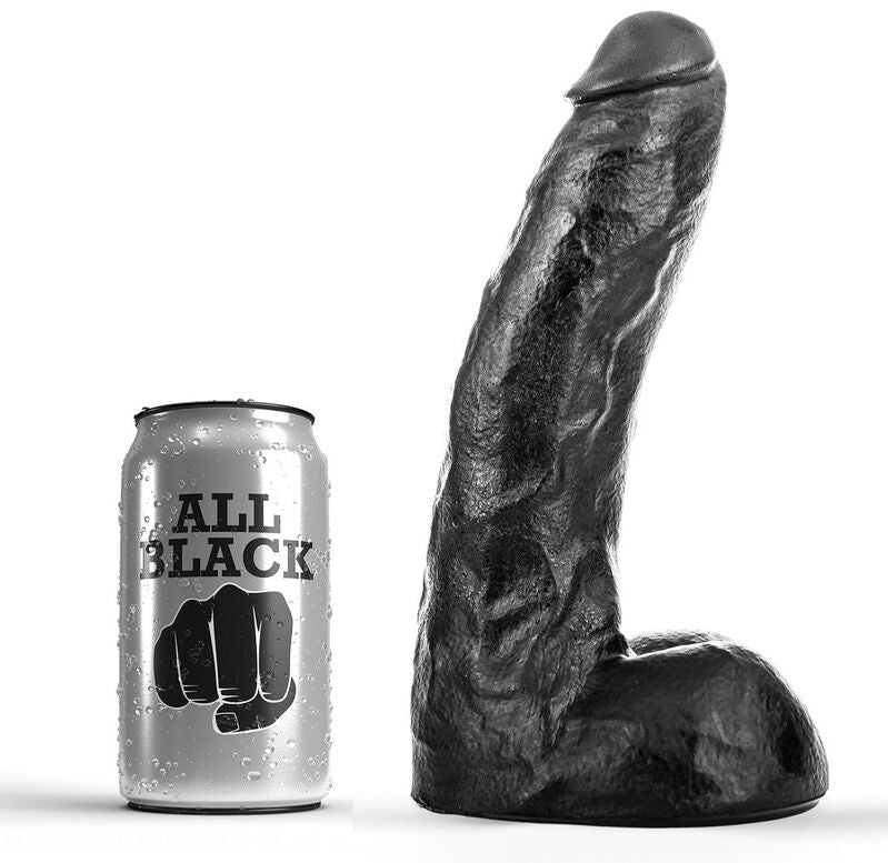 ALL BLACK DONG 22 CM