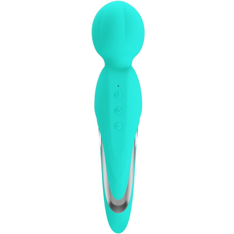 PRETTY LOVE WALTER VIBRATOR WAND AQUA GREEN