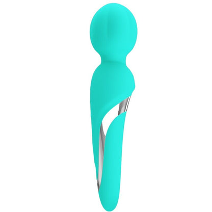 PRETTY LOVE WALTER VIBRATOR WAND AQUA GREEN