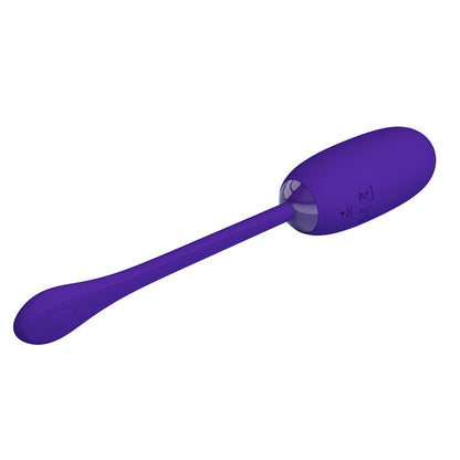 PRETTY LOVE JULIUS WATERPROOF RECHARGEABLE VIBRATING EGG PURPLE