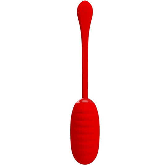 PRETTY LOVE KIRK RECHARGEABLE VIBRATING EGG RED