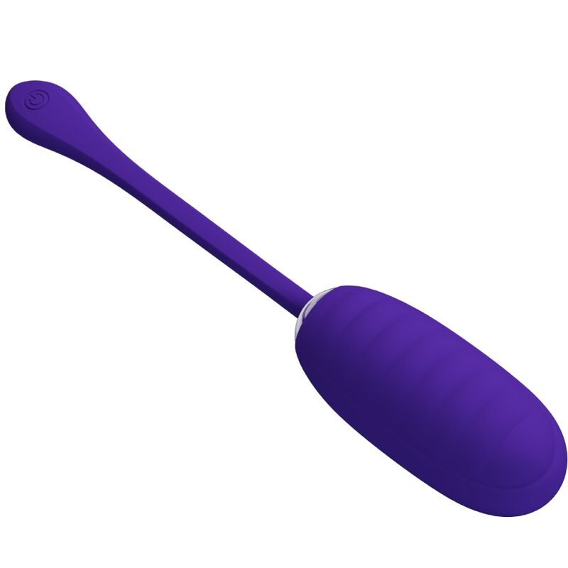 PRETTY LOVE KIRK RECHARGEABLE VIBRATING EGG PURPLE