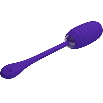 PRETTY LOVE KIRK RECHARGEABLE VIBRATING EGG PURPLE