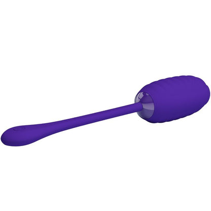 PRETTY LOVE KIRK RECHARGEABLE VIBRATING EGG PURPLE