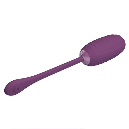 PRETTY LOVE CASPER PURPLE RECHARGEABLE VIBRATING EGG