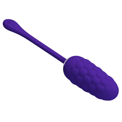 PRETTY LOVE VIBRATING EGG WITH PURPLE RECHARGEABLE MARINE TEXTURE