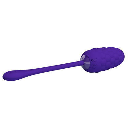 PRETTY LOVE VIBRATING EGG WITH PURPLE RECHARGEABLE MARINE TEXTURE