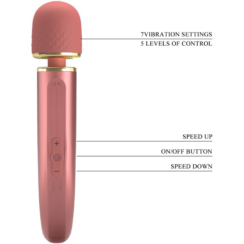 PRETTY LOVE MASSAGER 7 VIBRATION MODES PINK