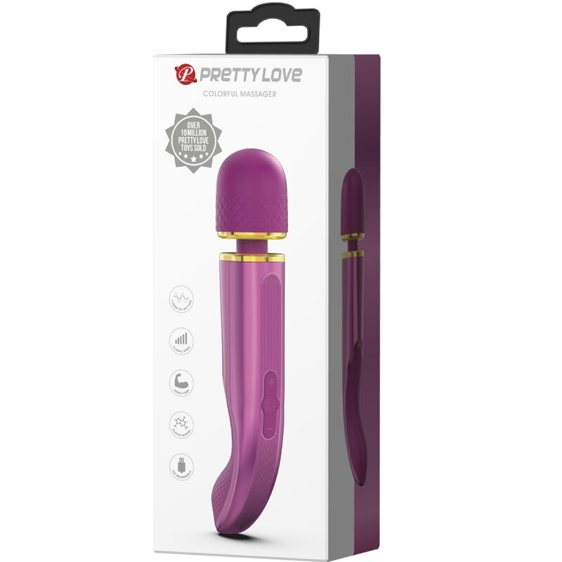 PRETTY LOVE MASSAGER 7 VIBRATION MODES PURPLE