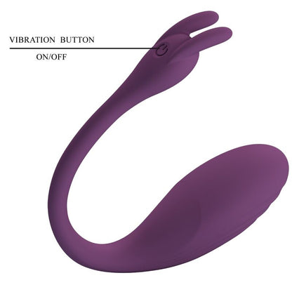 PRETTY LOVE CATALINA VIBRATOR APP REMOTE CONTROL PURPLE