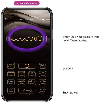 PRETTY LOVE CATALINA VIBRATOR APP REMOTE CONTROL PURPLE