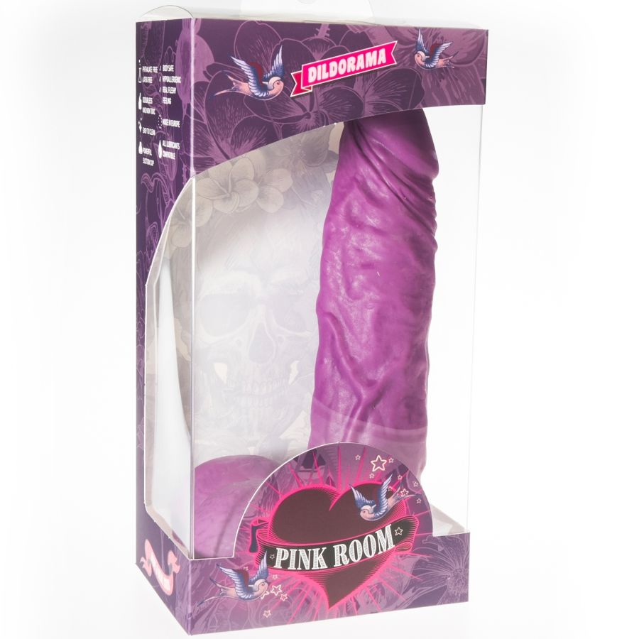 PINK ROOM CHEMS REALISTIC DILDO PURPLE 20 CM