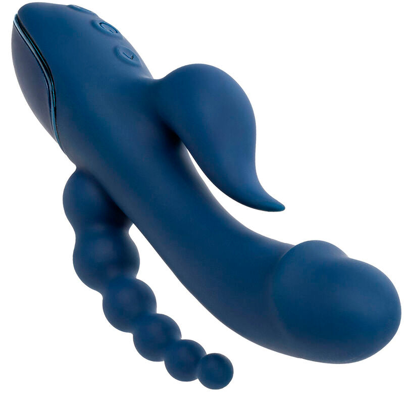 CALEXOTICS VIBRATOR TRIPLE ORGASM BLUE