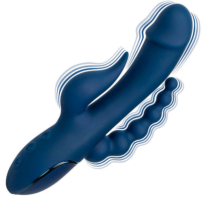 CALEXOTICS VIBRATOR TRIPLE ORGASM BLUE