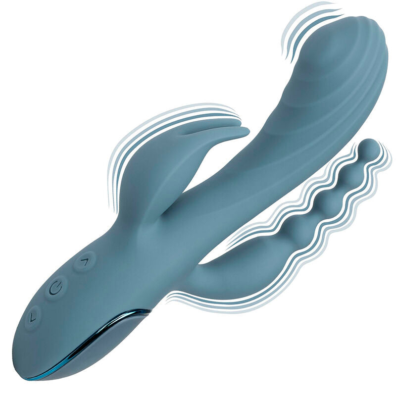 CALEXOTICS VIBRATOR TRIPLE ECSTASY GREY