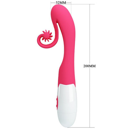 ROMANCE PINK VIBRATOR AND STIMULATOR 30 SPEEDS