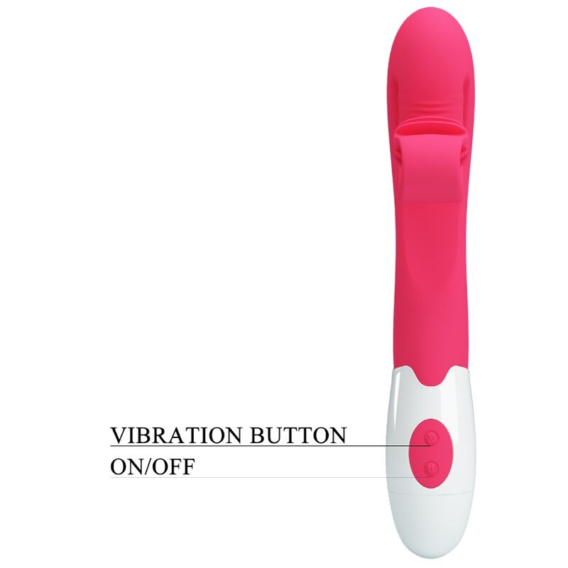 ROMANCE PINK VIBRATOR AND STIMULATOR 30 SPEEDS