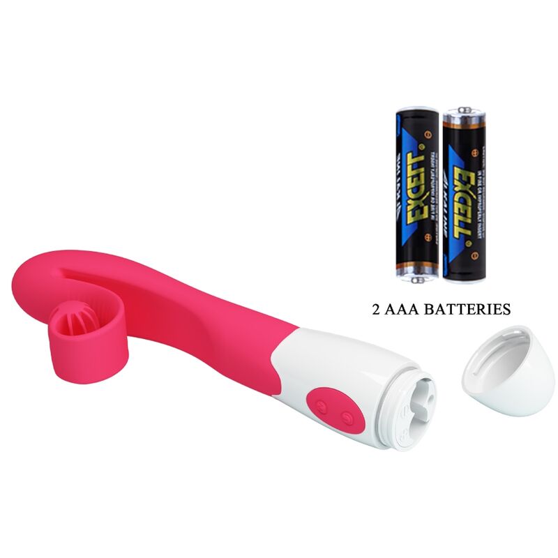 ROMANCE PINK VIBRATOR AND STIMULATOR 30 SPEEDS