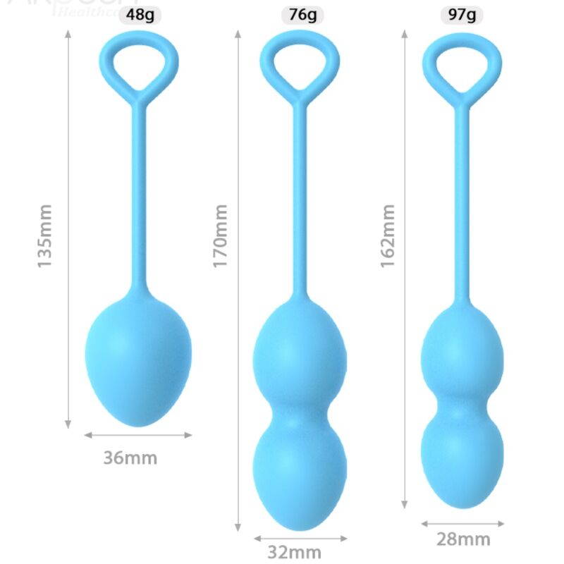 ARMONY ANABIOSIS VAGINAL DUMBBELL 3 LEVELS BLUE