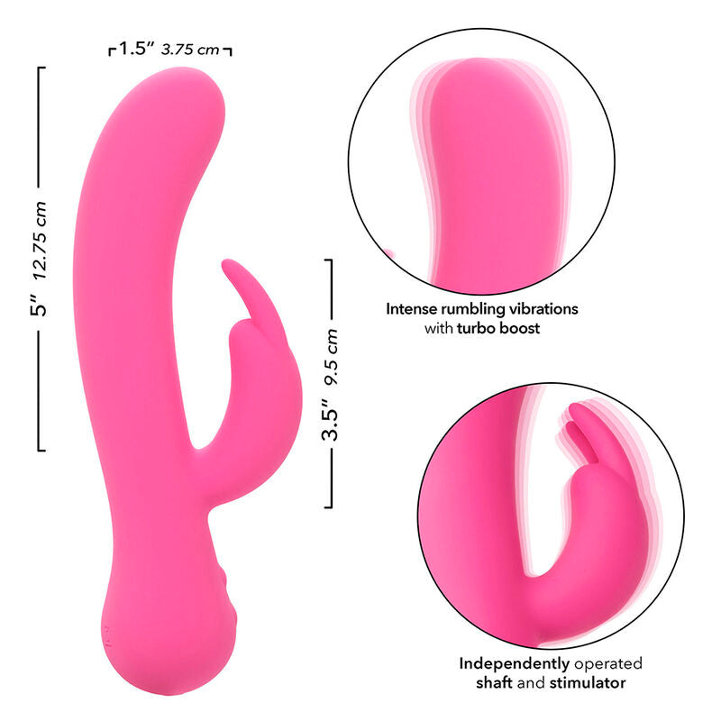 CALEXOTICS FIRST TIME VIBRATOR RABBIT RECHARGEABLE PINK