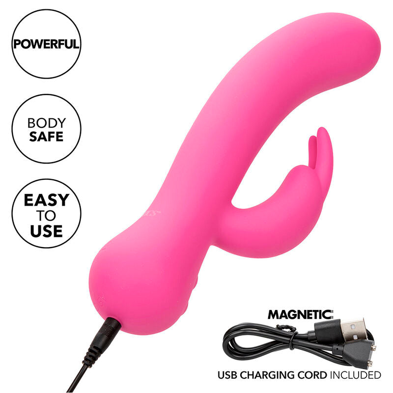 CALEXOTICS FIRST TIME VIBRATOR RABBIT RECHARGEABLE PINK