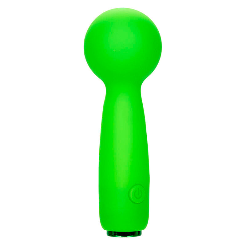 CALEXOTICS NEON VIBES THE BUBBLY VIBE MINI MASSAGER 10 VIBRATIONS GREEN