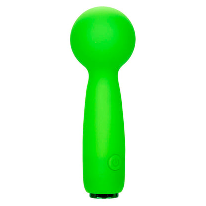 CALEXOTICS NEON VIBES THE BUBBLY VIBE MINI MASSAGER 10 VIBRATIONS GREEN