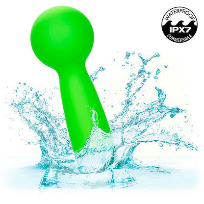 CALEXOTICS NEON VIBES THE BUBBLY VIBE MINI MASSAGER 10 VIBRATIONS GREEN