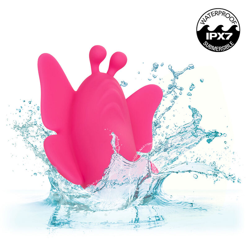 CALEXOTICS NEON VIBES THE FLUTTER VIBE STIMULATOR 10 VIBRATIONS PINK