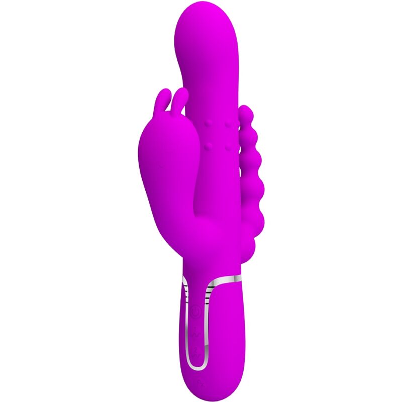 PRETTY LOVE CAMMY TRIPLE VIBRATOR MULTIFUNCTION 4 IN 1 PINK