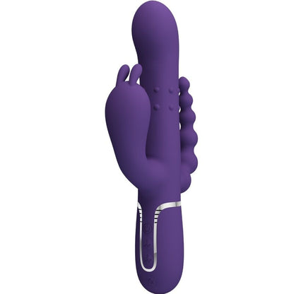 PRETTY LOVE CAMMY TRIPLE VIBRATOR MULTIFUNCTION 4 IN 1 PURPLE