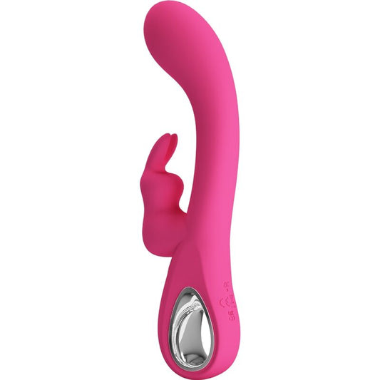 PRETTY LOVE NOVAK RABBIT VIBRATOR 12 VIBRATIONS PINK