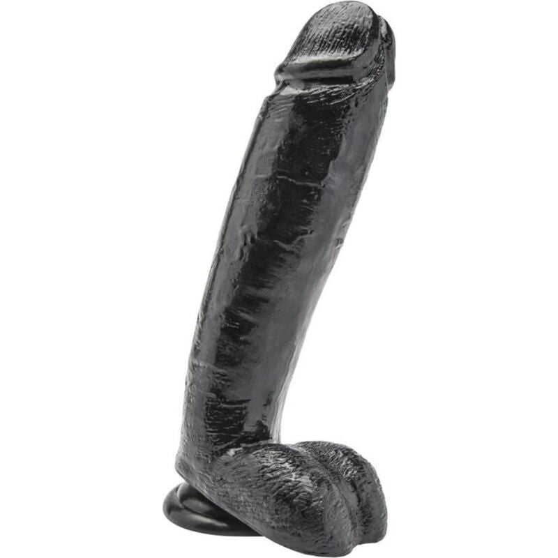 GET REAL DILDO 255 CM WITH BALLS BLACK