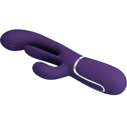 PRETTY LOVE SHANIA TRIPLE RABBIT VIBRATOR MULTIFUNCTION PURPLE