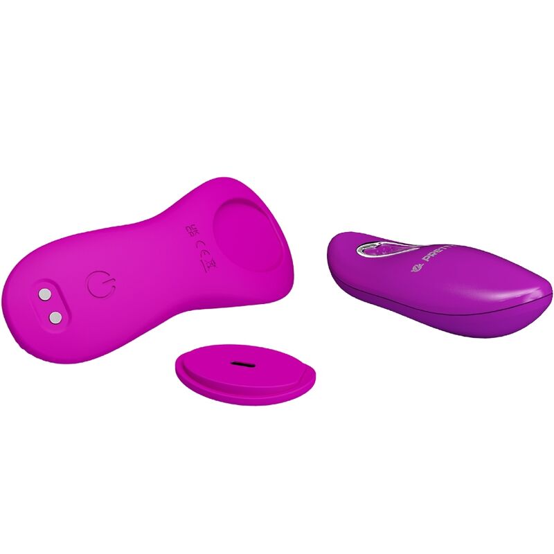 PRETTY LOVE ROMARIO LAY ON CLITORIS STIMULATOR REMOTE CONTROL PINK