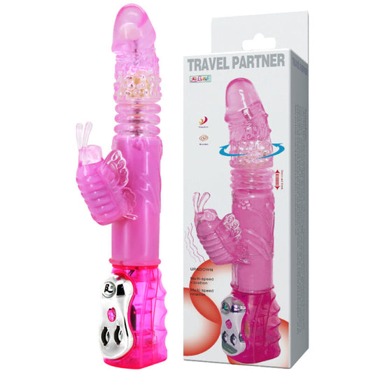 BAILE TRAVEL PARTNER UP DOWN ROTATOR RABBIT PINK