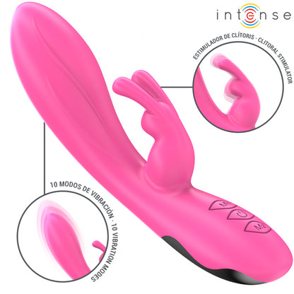 INTENSE RANDALL RABBIT VIBRATOR 10 VIBRATIONS PINK