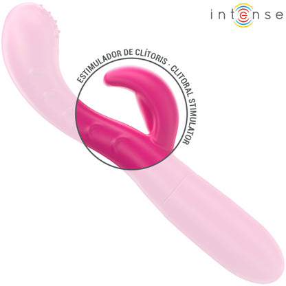 INTENSE AMARA VIBRATOR WITH STIMULATING TONGUE 10 VIBRATIONS PINK