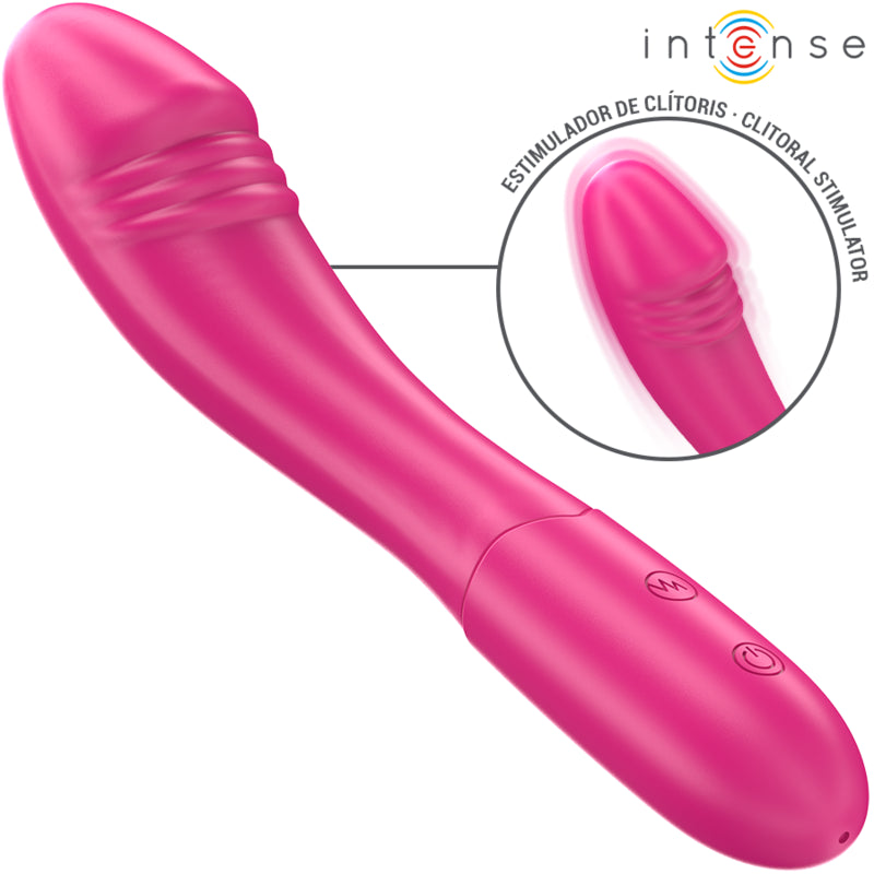 INTENSE BELINDA VIBRATOR 19 CM FLEXIBLE 10 VIBRATIONS PINK