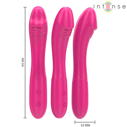 INTENSE BELINDA VIBRATOR 19 CM FLEXIBLE 10 VIBRATIONS PINK